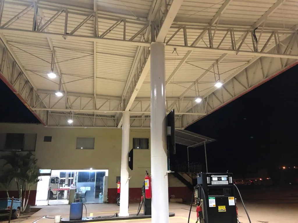 Iluminação de Posto de Combustível