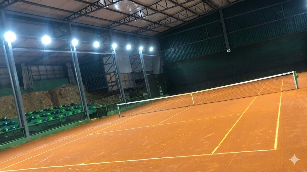 Projeto de iluminação para quadra de Tennis — Quadra Iate Brasília