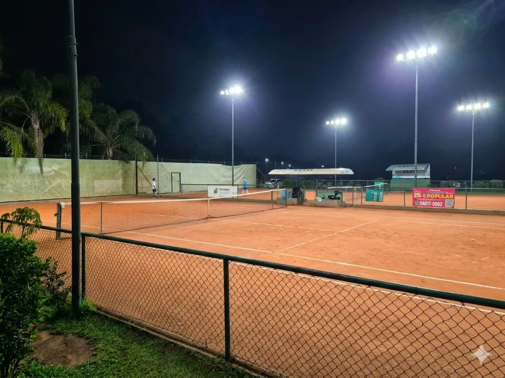 Projeto de iluminação para quadra de Tennis — Quadra Vila do Tennis